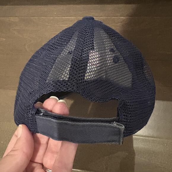 Pepsi Hat Cap Strap Back Blue Mesh Trucker Embroidered Patch Advertising Mens - Picture 5 of 9